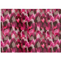 Warren Reed - Designer Modern Pink Animal Print Glass Chopping Board
