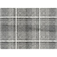 Warren Reed - Designer Monochrome Textured Checked Pattern Glass Chopping Board in Grey