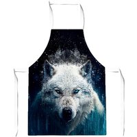 Warren Reed - Designer White Wolf Face Splashart Apron