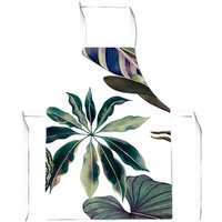 Warren Reed - Designer Watercolor Tropical Leaf Junior Apron in Green