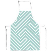 Warren Reed - Designer Geometric Modern Ornment Apron in Green