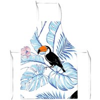 Warren Reed - Designer Tropical Toucan Junior Apron in Blue