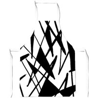 Warren Reed - Designer Brush Abstract Pattern Junior Apron in Grey
