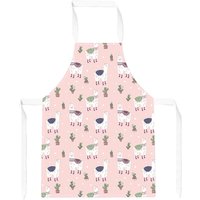 Warren Reed - Designer Happy Lama Apron in Pink