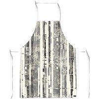 Warren Reed - Designer Washed Out Canvas Pattern Apron in Grey