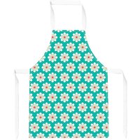 Warren Reed - Designer Daisy Pattern Junior Apron in Green