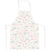 Warren Reed - Designer Hand Drawn Swimming Fish Apron in Pink