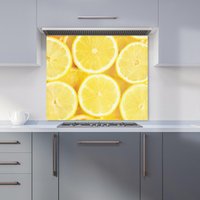 Warren Reed - Designer Vibrant Lemons Kitchen Splashback in Yellow | Size: 600mm x 600mm