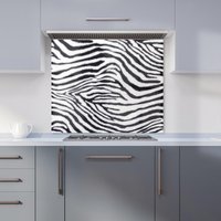 Warren Reed - Designer Irregular Sketched Block Textured Kitchen Splashback in Grey | Size: 900mm x 650mm