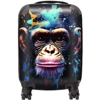 Warren Reed - Designer Monkey Face Splashart with Blue Suitcase | Size: Medium