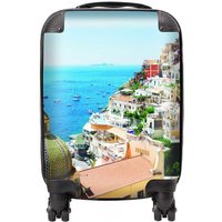 Warren Reed - Designer Positano With Flowers, Italy Suitcase in Green | Size: Medium