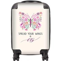 Warren Reed - Designer Spread Your Wings Suitcase | Size: Large