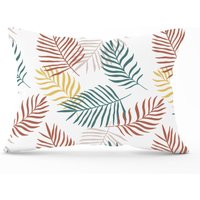 Warren Reed - Designer Palm Branches In Natural Colors Cushions in Green | Size: 45 cm x 45 cm
