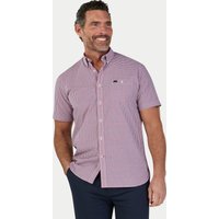 Short Sleeve Graph Check Poplin Shirt