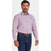 Long Sleeve Large Check Cotton Poplin Shirt