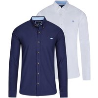 Classic 2 Pack Long Sleeve Oxford Shirt