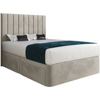 Enrico Upholstered Soft Velvet Designer Bed Frame King
