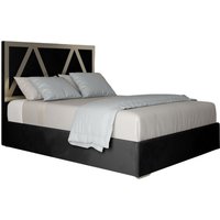 Belgrave Upholstered Soft Velvet Metal Designer Bed Frame Double