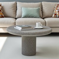 IH Design Udaipur Round Low Coffee Table in Grey