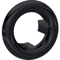 Balterley Modern Round Basin Overflow Cover Matt Black 18.5mm