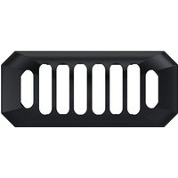 Balterley Traditional Basin Grill Overflow Cover Matt Black 26mm x 50mm