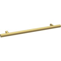 Balterley Textured Knurled Bar Furniture Handle 12 x 192 mm - Brushed Brass in Metallics