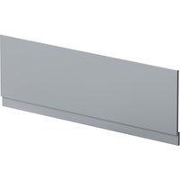 Balterley Straight Reversible Bath Front Panel & Plinth - 1700mm - Satin Grey