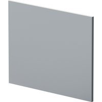 Balterley L Shape Square Reversible Bath End Panel Satin Grey 700mm