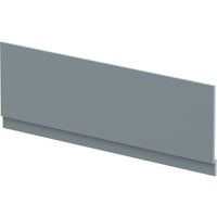 Balterley Edge/Power Straight Front Bath Panel & Plinth, 1700mm - Matt Coastal Grey