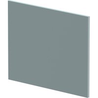 Balterley Edge Power L Shape Square End Bath Panel Matt Coastal Grey 1700mm