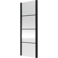 Balterley Sonic 8mm Toughened Safety Glass Shower Side Panel Black 900mm