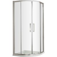 Balterley Sonic 900mm Quadrant Shower Enclosure & 8mm Glass, Bar Handle - Chrome in Silver