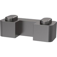 Balterley Contemporary Wetroom Accessories Screen Support Foot - Brushed Pewter in Silver