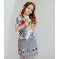 + Busy Bee Applique Skirt