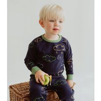 Lilly + Sid Boy's Weather Sweatshirt in Navy | Size: 0-6 m