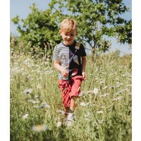 Lilly + Sid Boy's Lolly Board Shorts in Red | Size: 2-3 Years