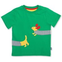 Kite Boy's Silly Sausage T-Shirt in Green | Size: 3-6 m