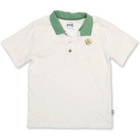 Kite Boy's Rainforest Polo Shirt in Cream | Size: 6-9 m