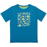 Kite Boy's Funky Fish T-Shirt in Blue | Size: 12-18 m
