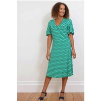 Highcliffe Jersey Wrap Dress Fleur