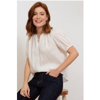 Tincleton Jacquard Stripe Blouse
