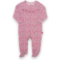 Kite Girl's Baby Sweet Ditsy Organic Cotton Sleepsuit in Pink | Size: Newborn