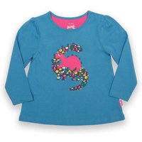 Kite Girl's Dino Play Tunic in Blue | Size: 9-12 m
