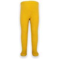 Kite Girl's Cable Tights Sweetcorn in Yellow | Size: 2-4 Years