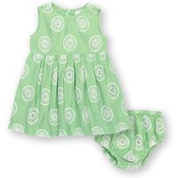 Kite Girl's Baby Dahlia Organic Cotton Dress & Pants in Green | Size: 0-3 m