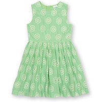 Kite Girl's Dahlia Organic Cotton Dress in Green | Size: 9 Years