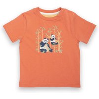 Kite Boy's Panda Pals T-Shirt in Terracotta | Size: 4 Years