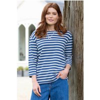 Bingham 3 4 Sleeve Jersey Top Stripe
