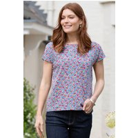 Alum Jersey Top Meadow Ditsy Bright