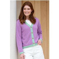 Shapwick Knit Cardigan Lilac